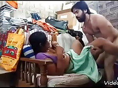 Indian mammy fixed have a go sexual connection
